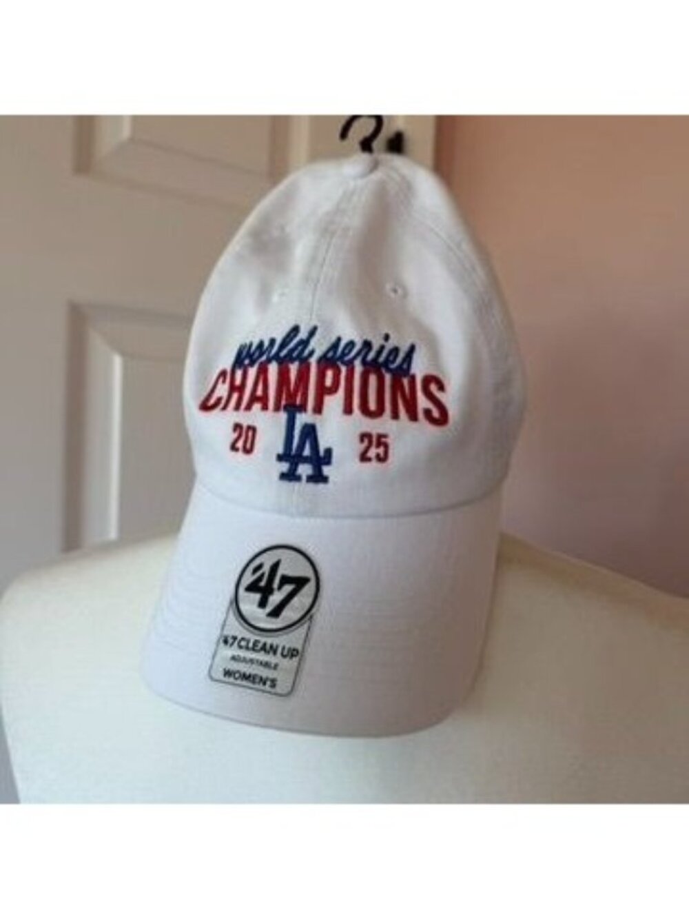 47 Brand MLB Los Angeles LA Dodgers 2025 World Series Champions Hat NWT